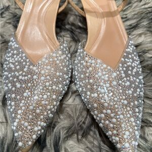 Elegant Pearl Embellished Women's Shoes